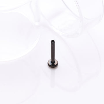 Detail View 1 of Implant Grade Titanium Blackline Internally Threaded Labret Stud Bar Part